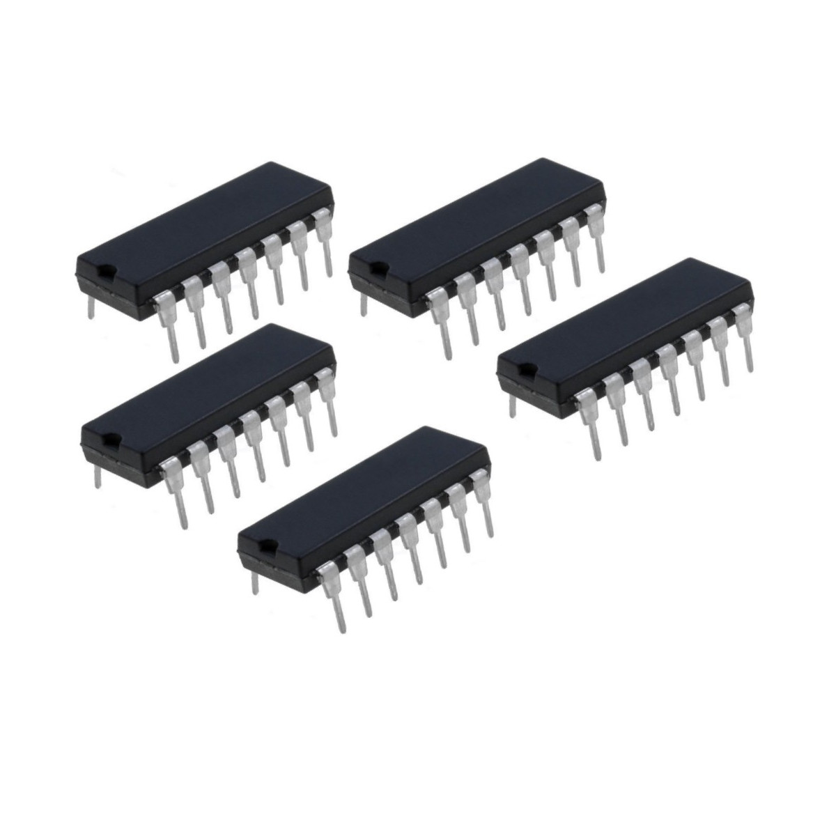 5 X HEF 40106 BPN NXP Semi Conducteurs Onduleur Schmitt Trigger DIP 14 CMOS