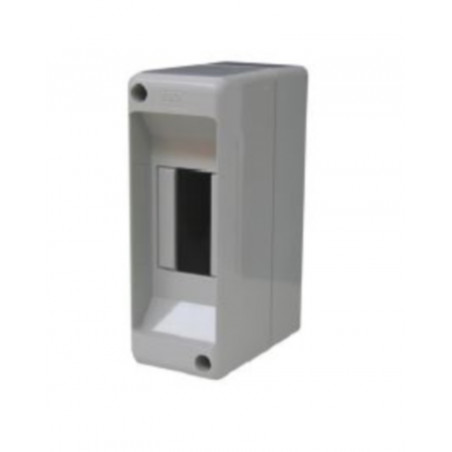 Wall-mounted switchboard without door 130 x 45 x 85 mm gray Electraline 60432