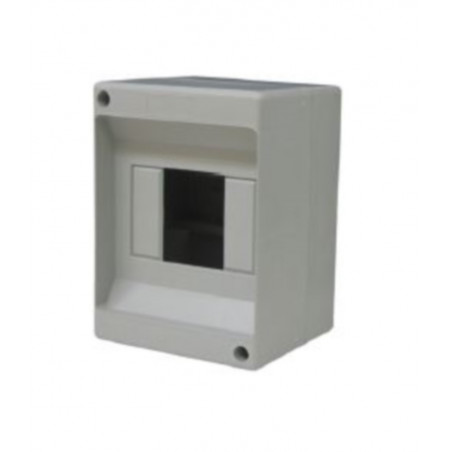 Wall-mounted switchboard without door 130 x 90 x 85 mm gray Electraline 60433