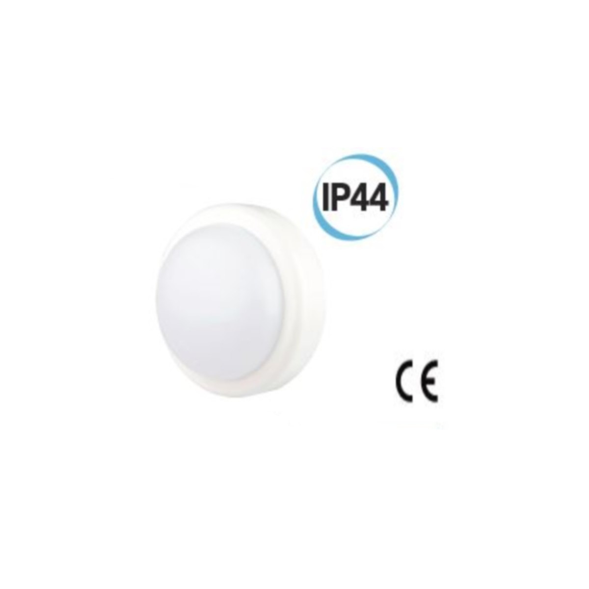 Support d'éclairage extérieur rond à LED D 197 couleur blanche