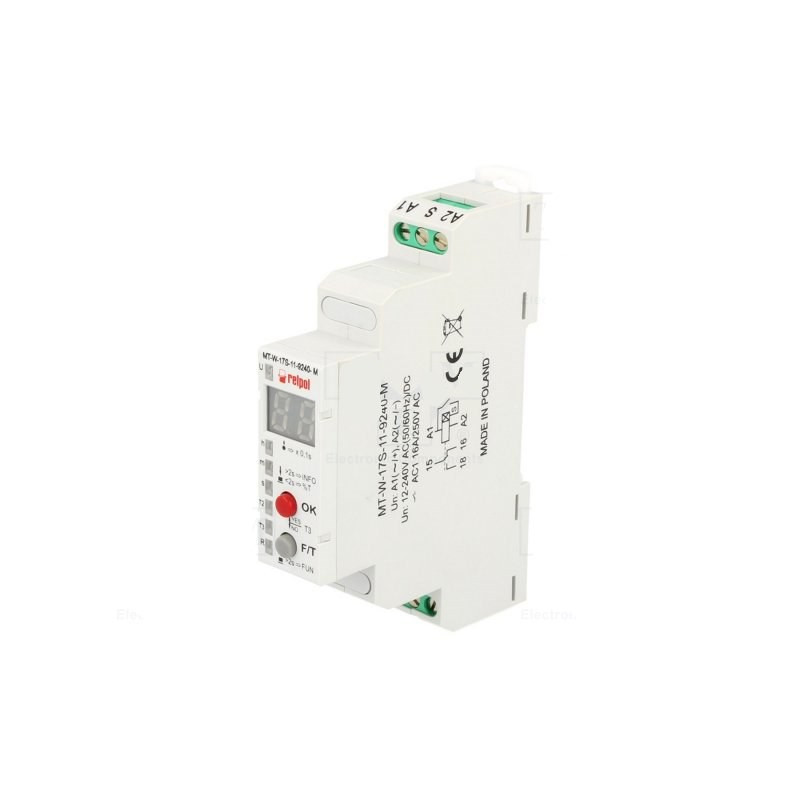 Multifunction digital electronic timer 0,1s-99h 12-240V AC DC relay SPDT 10A