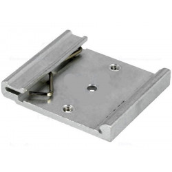 Gancho para carril DIN en metal 45 mm trasero Fuentes de alimentación conmutadas en caja metálica