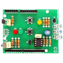 KIT ArdIR Shield con mando a distancia universal infrarrojo TX RX para Arduino