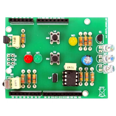 ArdIR Shield KIT avec télécommande universelle infrarouge TX RX pour Arduino