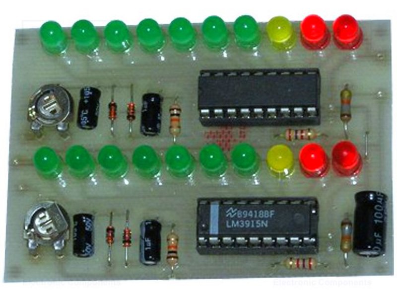 Zhou-YuXiang Lm3915 Kit indicatore di Livello Audio a 10 segmenti Fun/Indicatore di Livello di Parti Kit modulo indicatore di Livello Audio Piccolo 