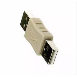 Enchufe macho USB tipo A a adaptador de enchufe macho tipo A