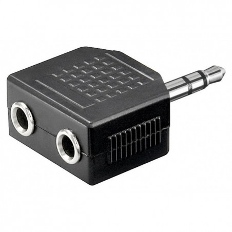 Jack Audio 3.5mm Stereo Splitter Adapter 1Male - 2Female