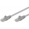 Netzwerkkabel RJ45 Patch CCA Cat.5e Grau UTP 2m