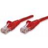 Cable de red RJ45 Patch en CCA Cat. 6 Rojo UTP 2 mt