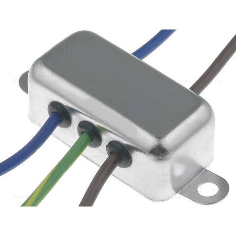 EMI 250V 10A störungsfreier Netzfilter mit Klemmen am Elektrokabel