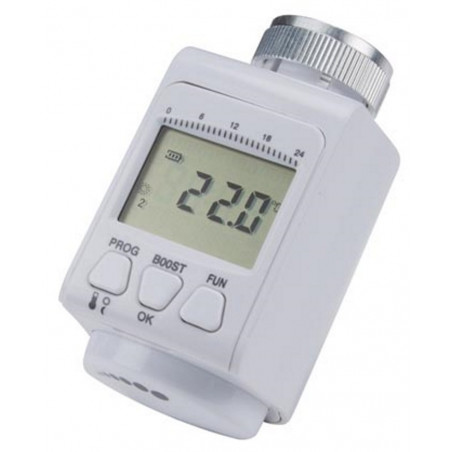Chrono-Thermostat-Thermostatkopf mit Digitalanzeige für batteriebetriebene Heizkörper