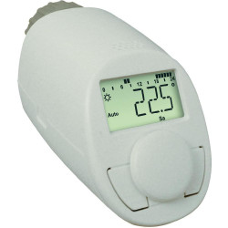 Cabezal termostático N Cronotermostato digital Radiador Pantalla LCD Batería