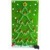 MONTATO Albero Natale lampeggiante 134 LED a batteria o alimentazione 9-12V