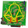Animated bell KIT with 83 flashing LEDs with 9-12V Battery