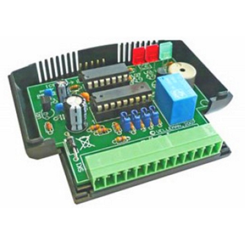 Módulo de control PLC 12V DC microcontrolador PIC 16F630 4 ENTRADAS 4 SALIDAS + relé