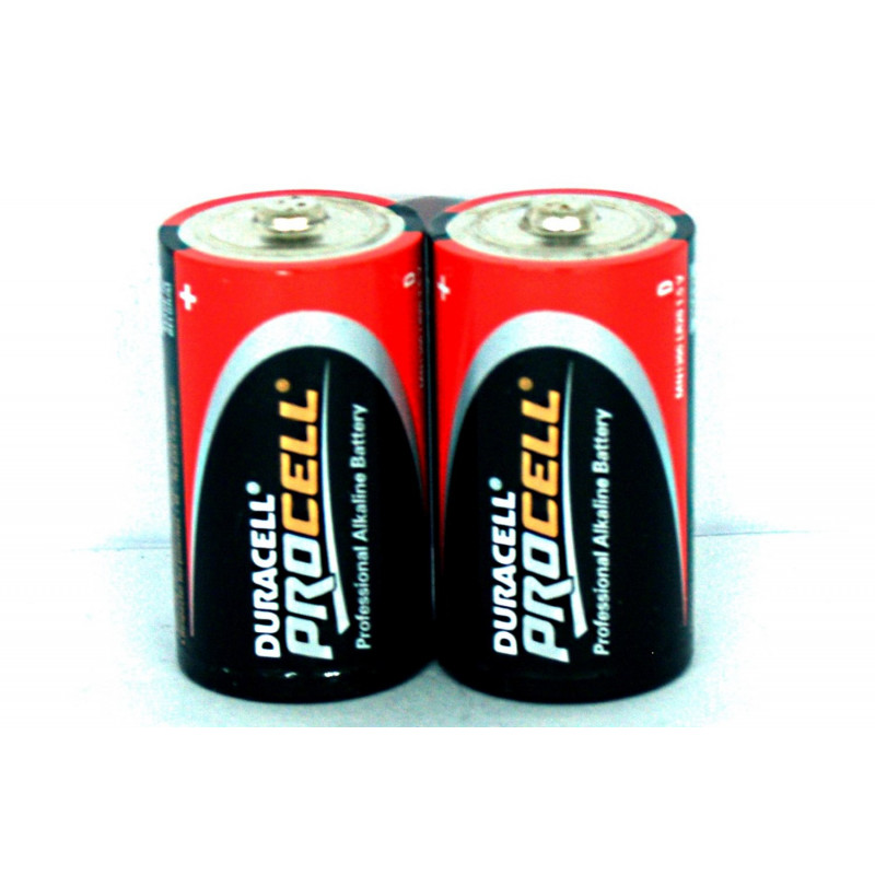 Set of 2 pcs MN1300 Duracell Industrial Alkaline battery size D Torch LR20 1,5V