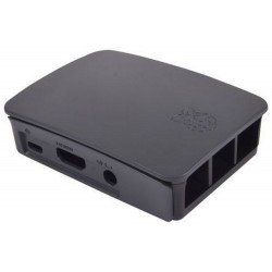 Case container official Raspberry PI 3 mod B BLACK removable cover