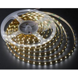 Roll 5 meters adhesive LED strip SMD 3528 IP65 pure white 12V DC