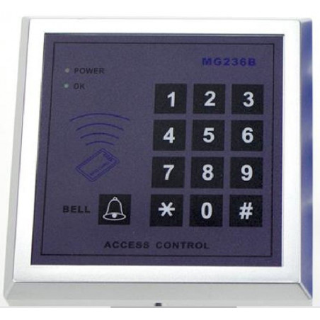 Elektronisches RFID-Schloss + Codetastatur 10000 Benutzer 12-V-DC-Türöffnerrelais