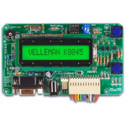 LCD display with PROGRAMMABLE MESSAGES which can be recalled from push button input
