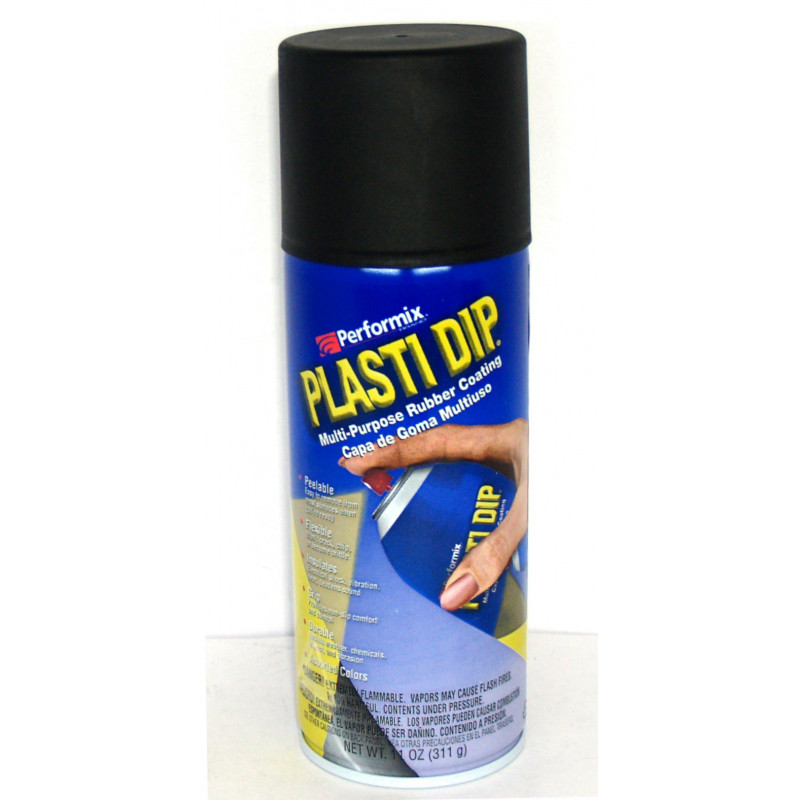 Spray de caucho líquido negro Plasti Dip® 325ml Resistencia a los rayos UV y a la atmósfera