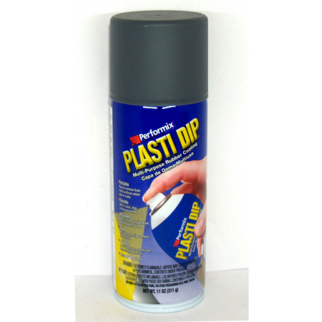 Spray Caoutchouc Liquide Gris Métallisé Plasti Dip® 325ml Résistance aux UV et aux intempéries