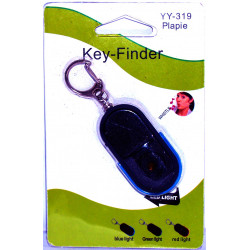 Trova chiavi portachiavi a fischio con suono e lampeggio led KEY FINDER