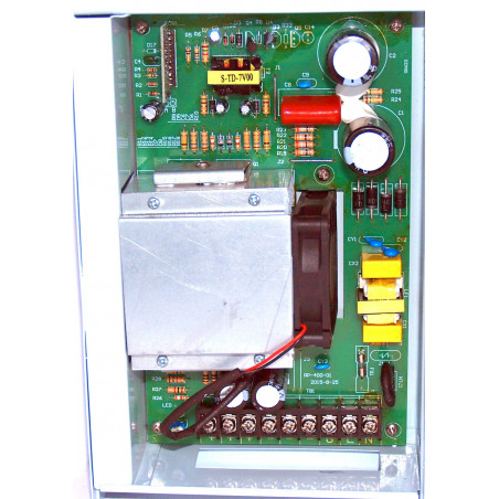 Fuente de alimentación conmutada para luces LED externas IP45 230V 12V 33A 400W caja metálica