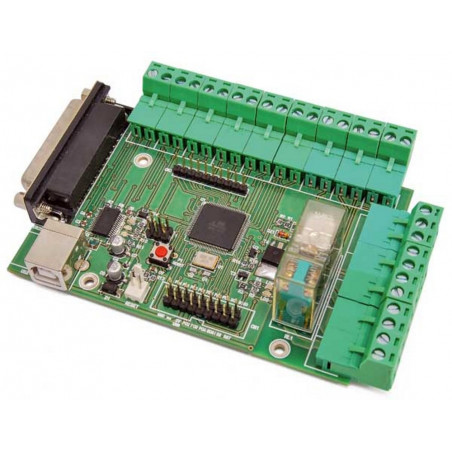 Controller board for CNC on USB Arduino compatible with OUT LPT for driver