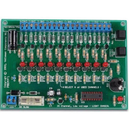 KIT 10 EFFETS LUMINEUX 10 CANAUX 400mA PROGRAMMABLE 12V DC