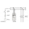 Coupleur DIN triphasé Réseaux Powerline Homeplug Ondes véhiculées max 650 Mbit / s