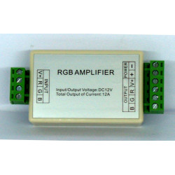 Amplificador RGB para tiras LED de ánodo común 12V 4A