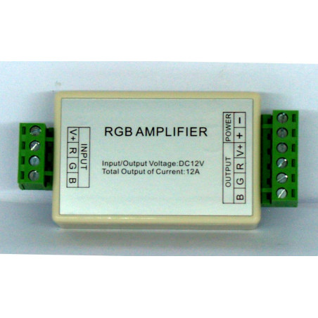 RGB amplifier for 12V 4A common anode LED strips