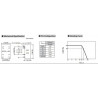 Integrated DC-DC converter 9-18V input 12V 250mA output SCW03A-12