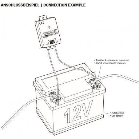 Activateur de refroidisseur de batterie au plomb et GEL pour voiture et véhicule 12V