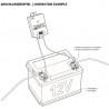 Activateur de refroidisseur de batterie au plomb et GEL pour voiture et véhicule 12V