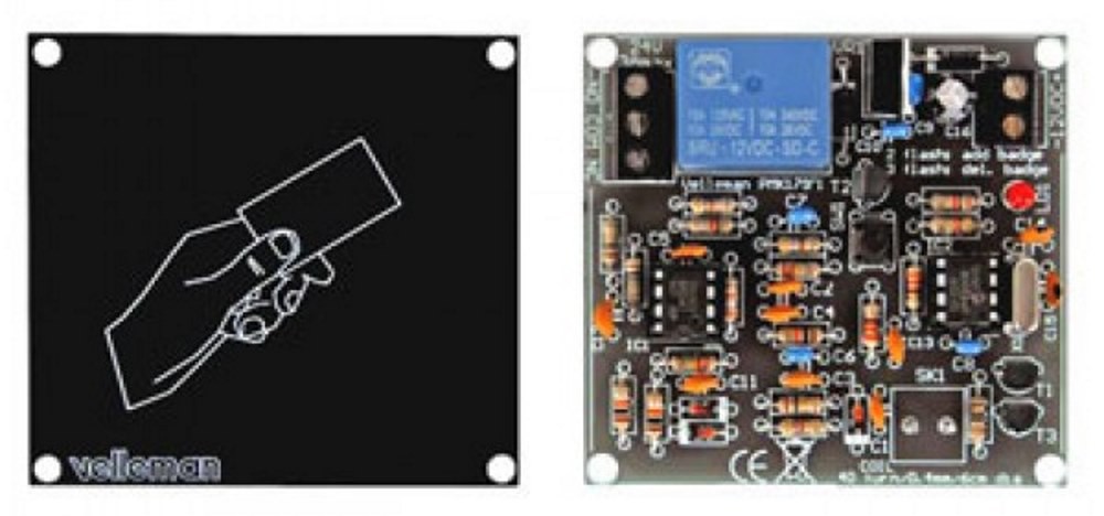 MONTATO Serratura RFID elettronica relè apriporta e on off 12V DC con  antenna