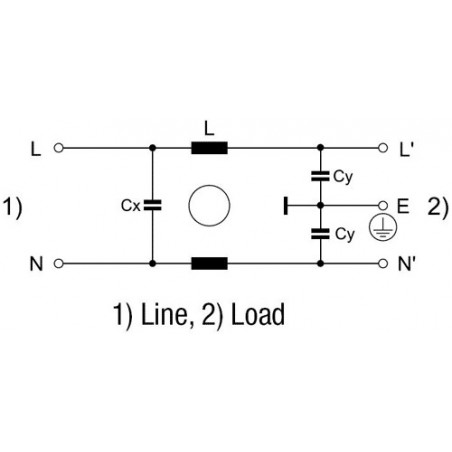 Filtre secteur anti-interférence EMI pour appareils électriques électroniques 250V 6A