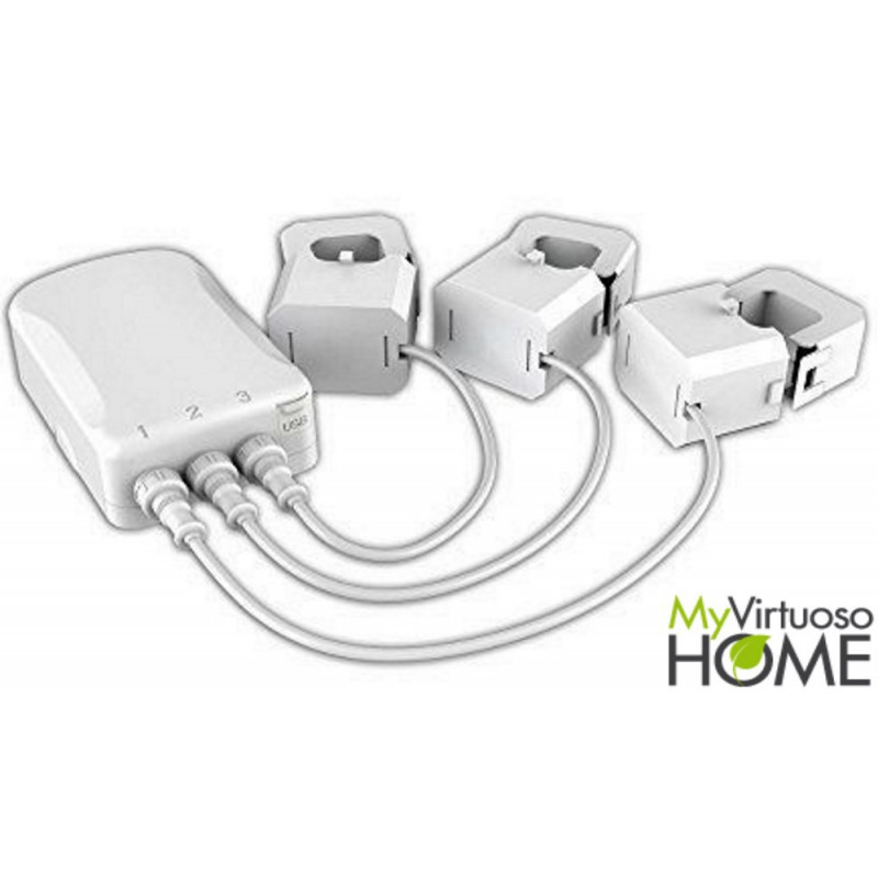 Compteur d'énergie inductif triphasé 10 mm (60 A) pour Ecodhome MyVirtuoso