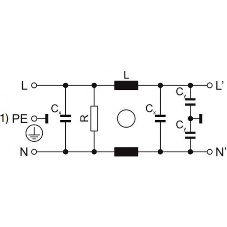 Filtro de red antiinterferencias EMI para dispositivos eléctricos electrónicos 250V 3A