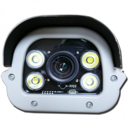 Telecamera IP ONVIF 2 MPX Lettura targa 6-22 mm luce automatica LED incorporata