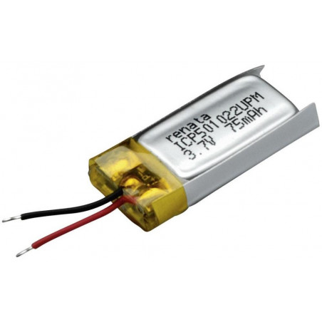 Special Prismatic rechargeable battery with 3.7V LiPo cable
