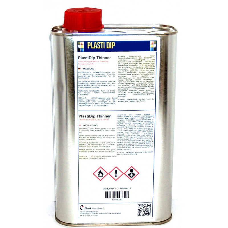 Gomma Liquida grigio metallico barattolo Plasti Dip® 429ml resistenza UV e  atmosferici