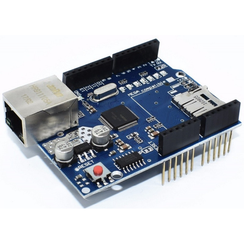 Ethernet shield compatible for Arduino chip Wiznet W5100 microSD slot