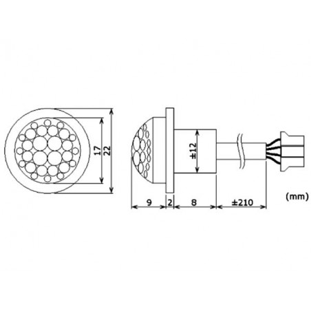 Mini sensore movimento PIR 12V DC crepuscolare timer interruttore 30V 2,5A MAX