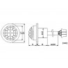 Mini sensore movimento PIR 12V DC crepuscolare timer interruttore 30V 2,5A MAX