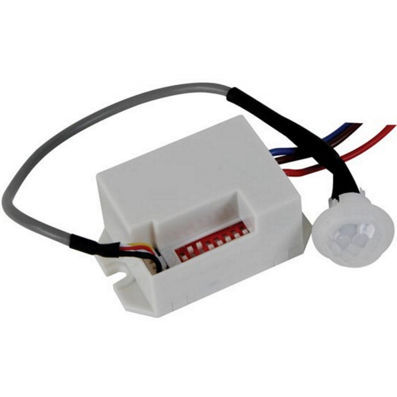 Mini sensore movimento PIR 12V DC crepuscolare timer interruttore 30V 2,5A MAX