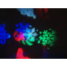 PROIETTORE MURO GIOCHI IMMAGINI + STELLE con LASER + LED RGBW DA ESTERNO