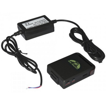 GPS GSM GPRS LOCATOR MICROPHONE et prise d'alimentation et batterie du véhicule