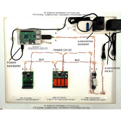 Raspberry PI RS485 Hausautomations-Kit E / A + Temperatur + Luftfeuchtigkeit mit Node-RED-Emoncms